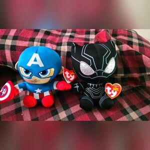 Ty Marvel Beanie Babies "Avengers'